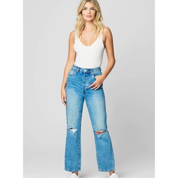 Blank NYC THE HOWARD Mid-Rise Loose Fit Jeans NWT Size 27 - Picture 1 of 8